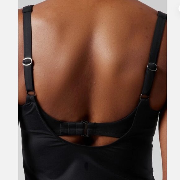Athleta Bondi Bra Cup Tankini Top, Black, 40D/DD - Picture 3 of 6